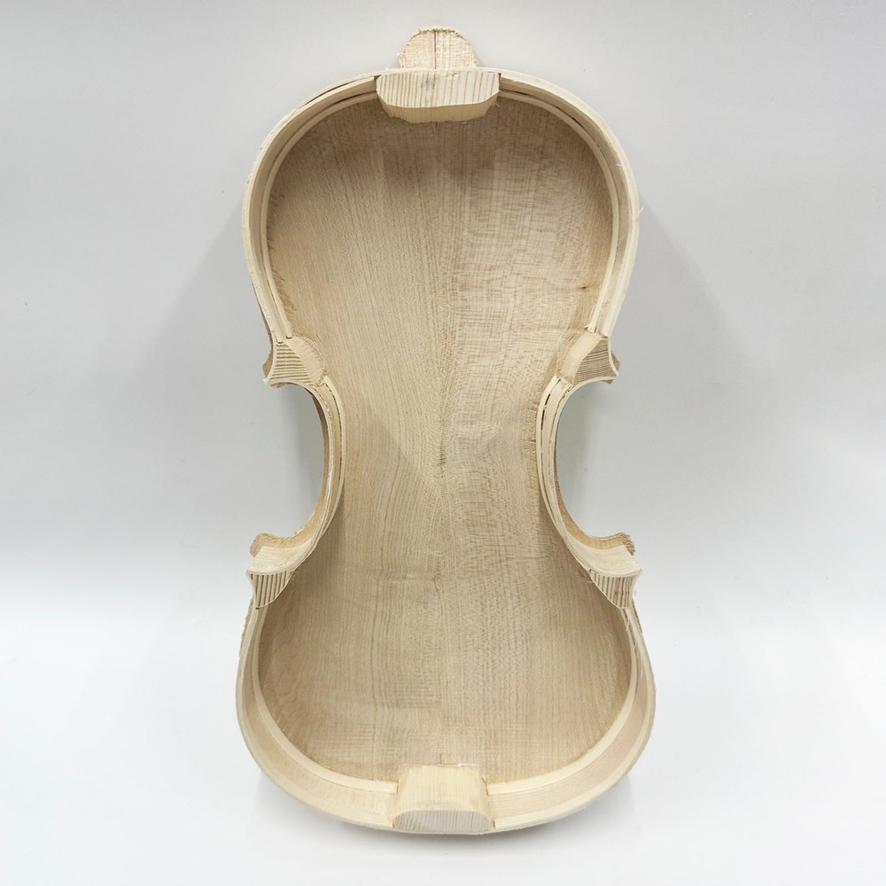 DIY 3/4 Unfinished Violin Making Kit Solid Spruce & Maple Wood Full Set