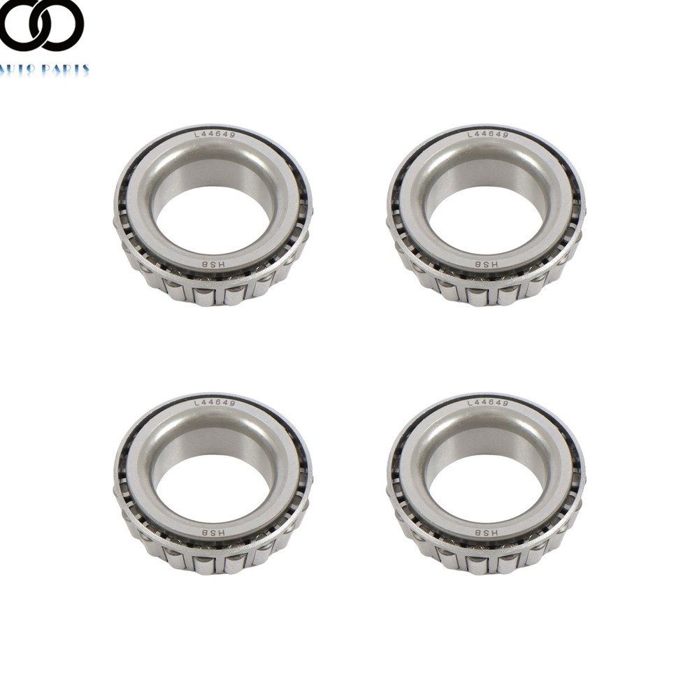 Pair of 4 Bolt on 4" Trailer Hub &1-1/16" Straight Square Shaft Spindle Assembly