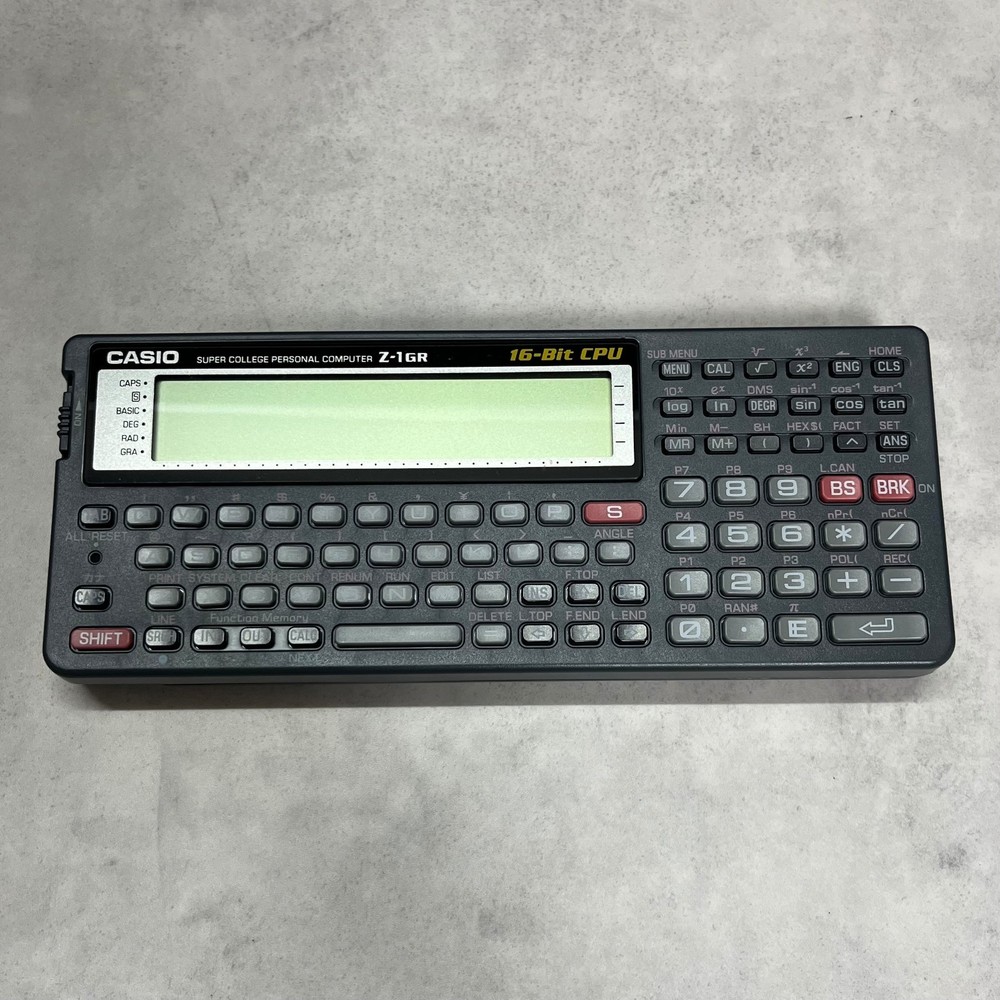 Casio Z-1GRA Pocket Computer Super College Working Tested Good!!