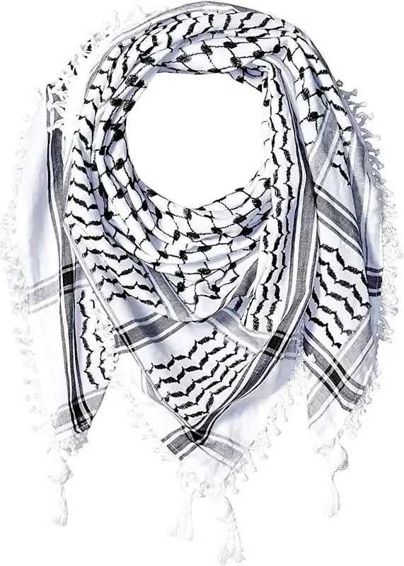 Palestinian Black & White Kuffiyeh