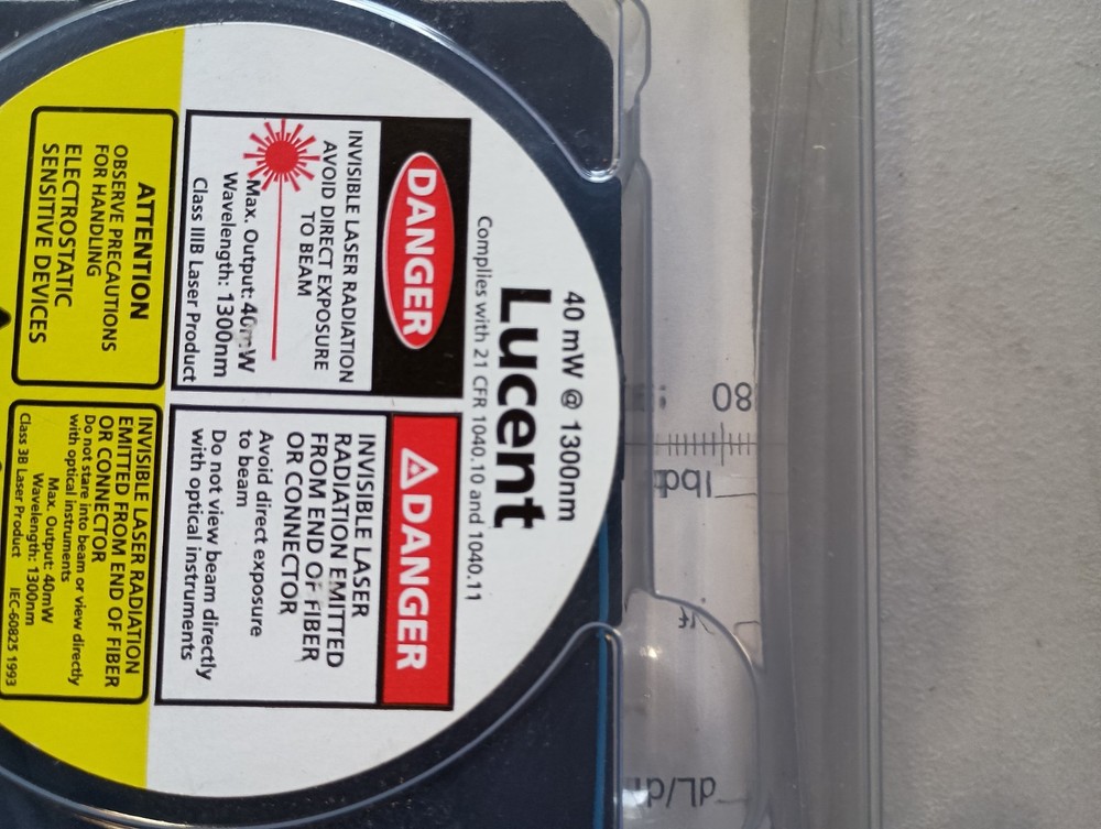 LUCENT 745882 40nw 1300nm New! patch