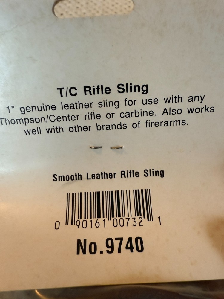 Thompson Center Smooth Leather Sling NOS