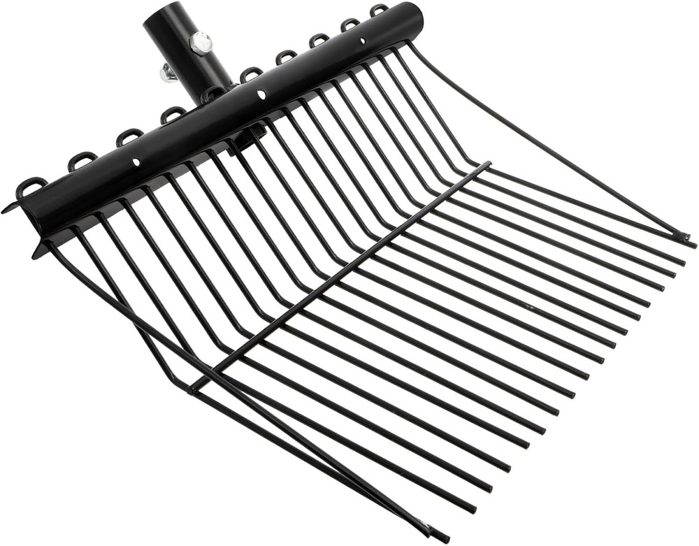 Pitch Manure Fork Head, Metal Pitch Fork for Garden, Durable Digging Fork Rake H