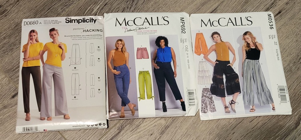 Simplicity, McCall's Sewing Patterns. Women's Skirts/Pants