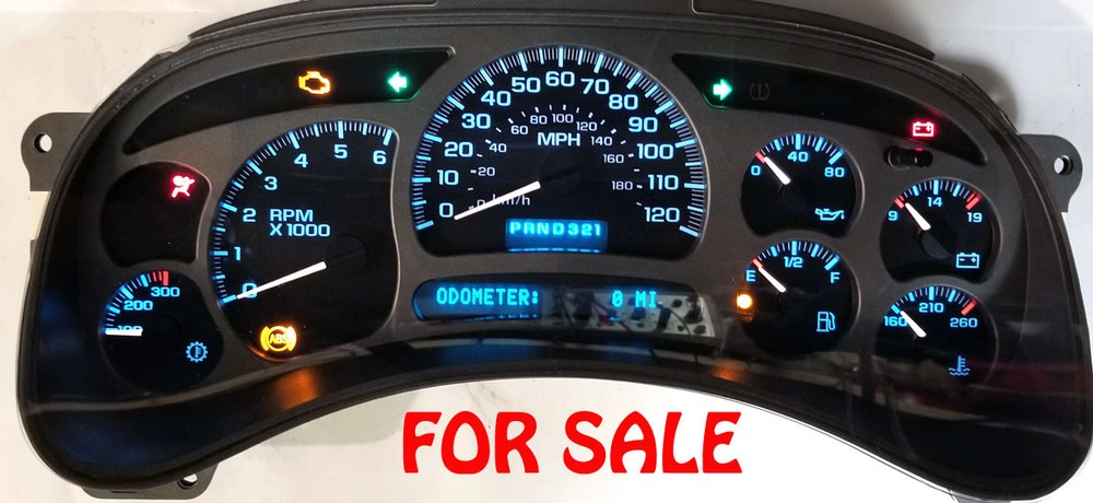 GMC DENALI INSTRUMENT CLUSTER SOFTWARE 7 ODOMETER CALIBRATION SERVICE