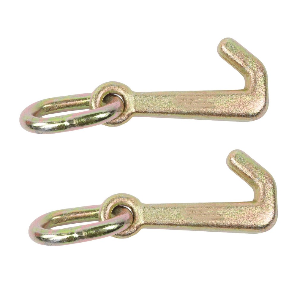 2 Pack 5/16 Inch G70 Mini J Hook Hooks 5400lbs Working Load Limit Towing Hooks