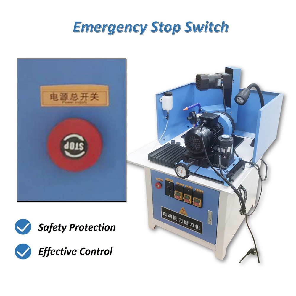 220V Automatic Round Blade Sharpening Machine Knife Grinding Disc Blade Grinding