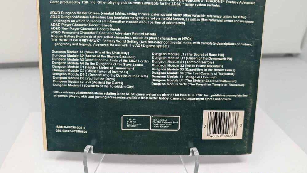 Dungeons & Dragons U3 Final Enemy (Rusting Staples)(Missing Page)(See Photos)