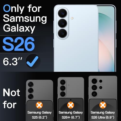 Screen Protector for Samsung 10-Second Easy Installation Kit with Galaxy S26