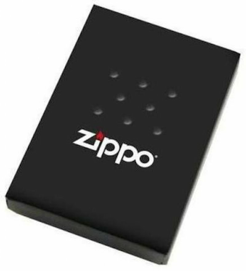 Zippo Lighter - Thin Green Line Black Matte - 854883