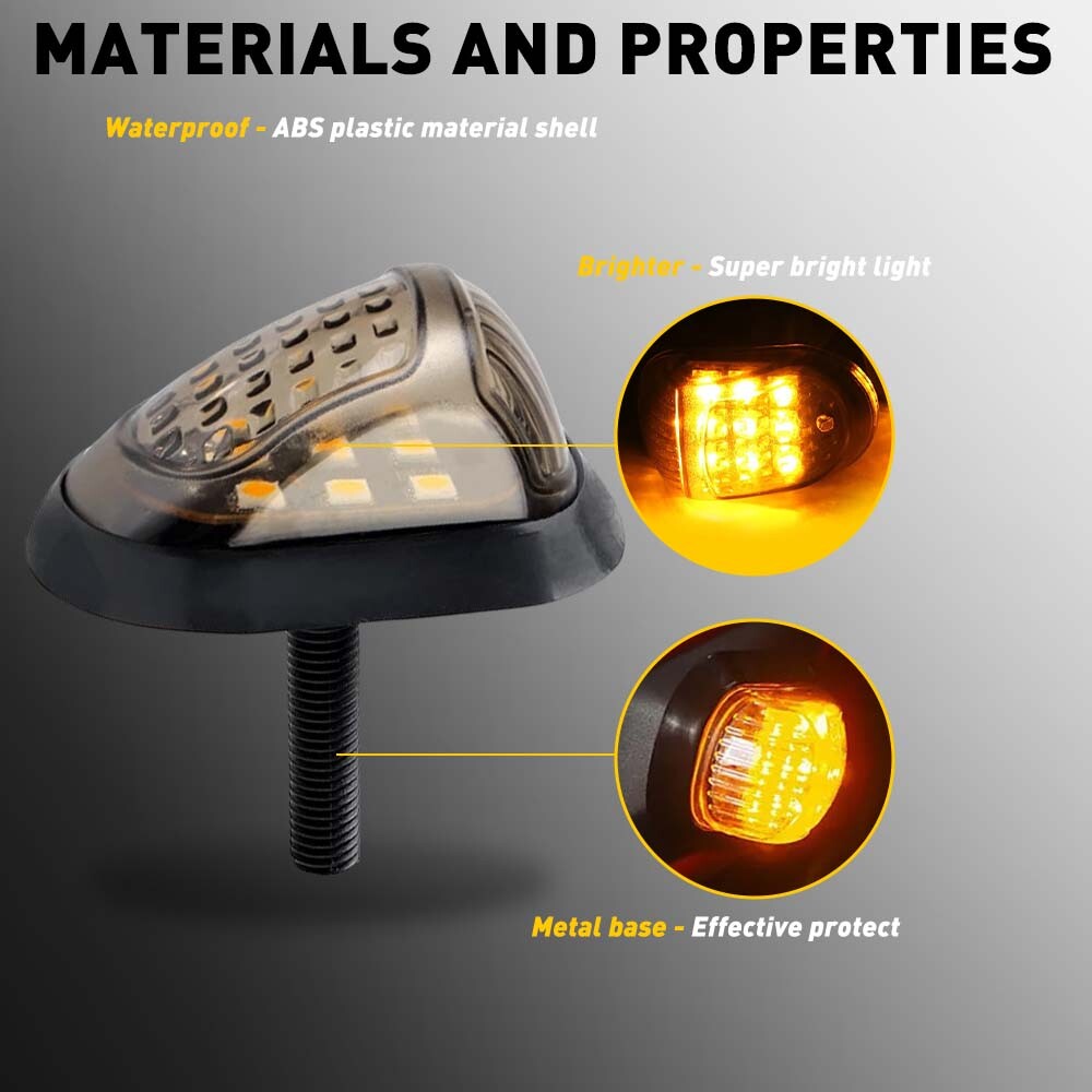 Fit For Honda Grom LED MSX125 Turn Signals Light Shift Lights Blinker Indicator