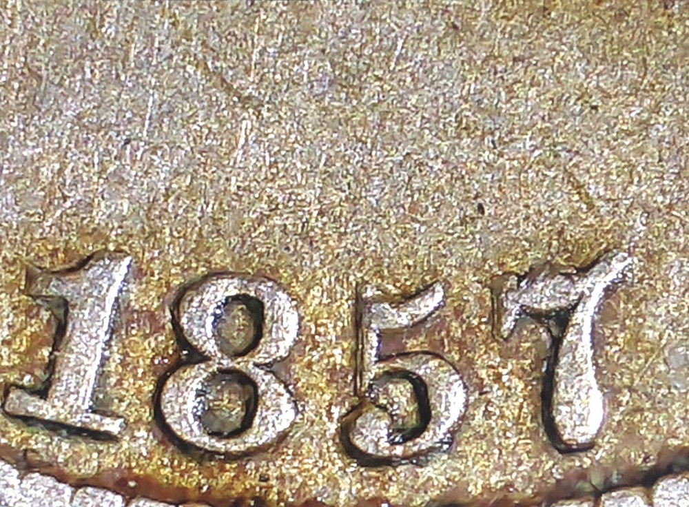 1857 Flying Eagle Cent DDO