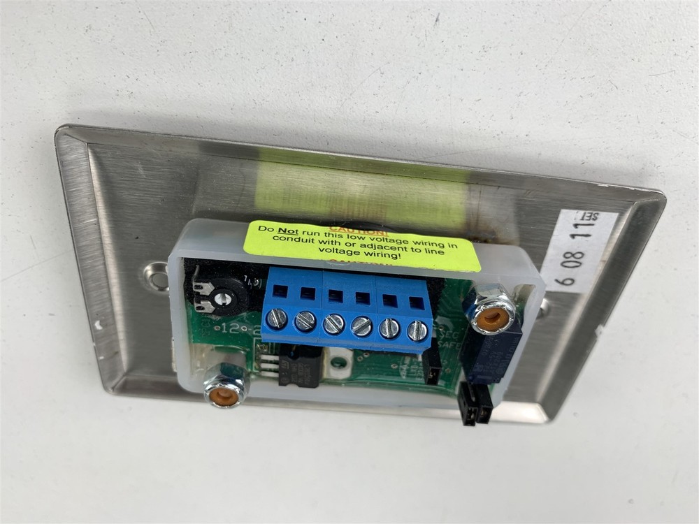 Dortronics Touch Sensitive Weather Resistant Push Button Single Gang Plate