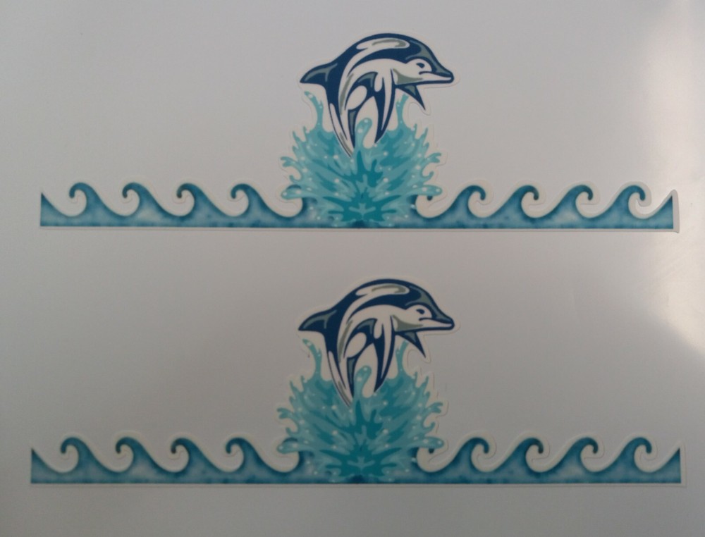 Dolphin theme Cake Border