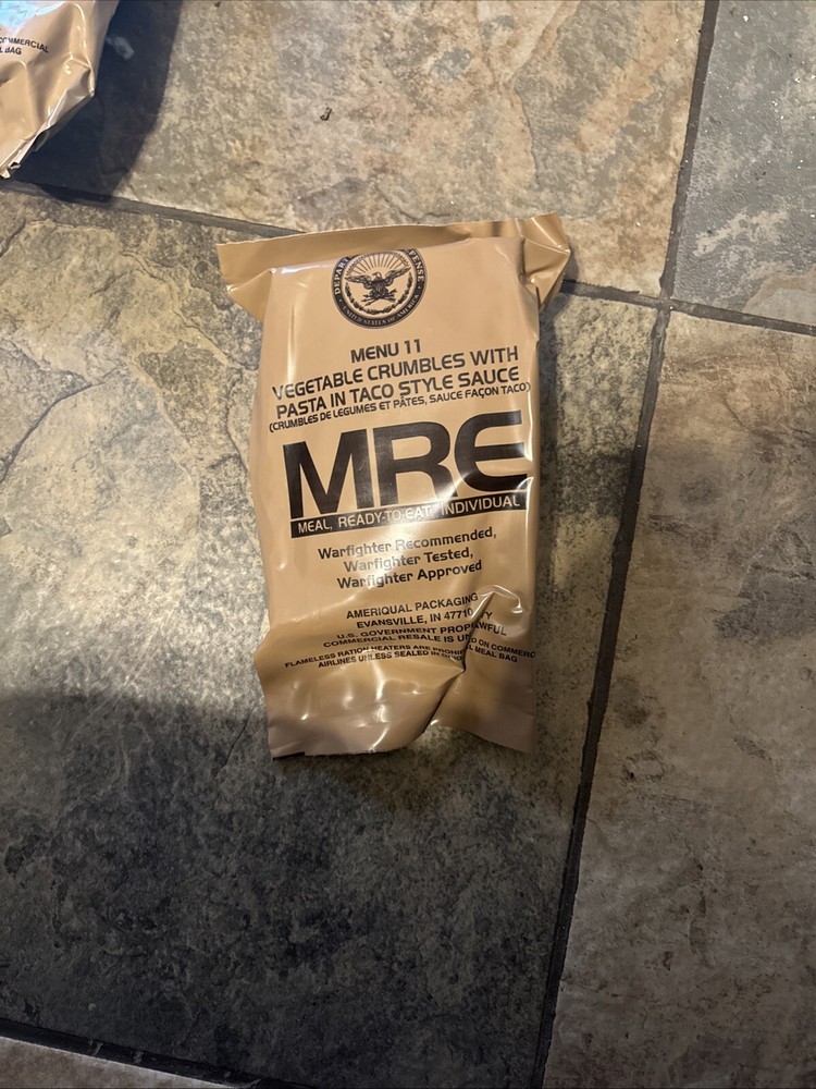 1 Case - Humanitarian Daily Ration MRE Meals