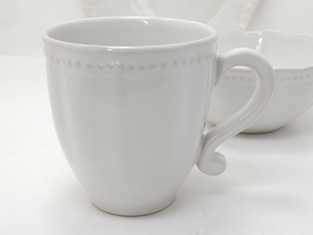 Mikasa Dinnerware Alyse 3-Piece Dinner Set, White