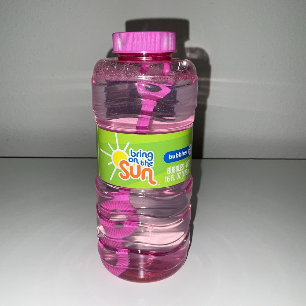 Bubble Bottles with Wand & Blow Bubbles Solution for Kids Summer Fu