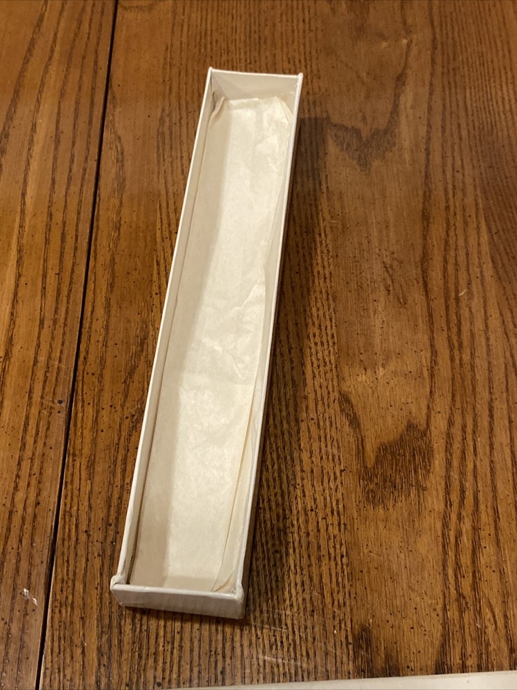 Vtg CHELTENHAM Glass 9.5" Serving Fork Embossed Diamond Pattern Handle In Box