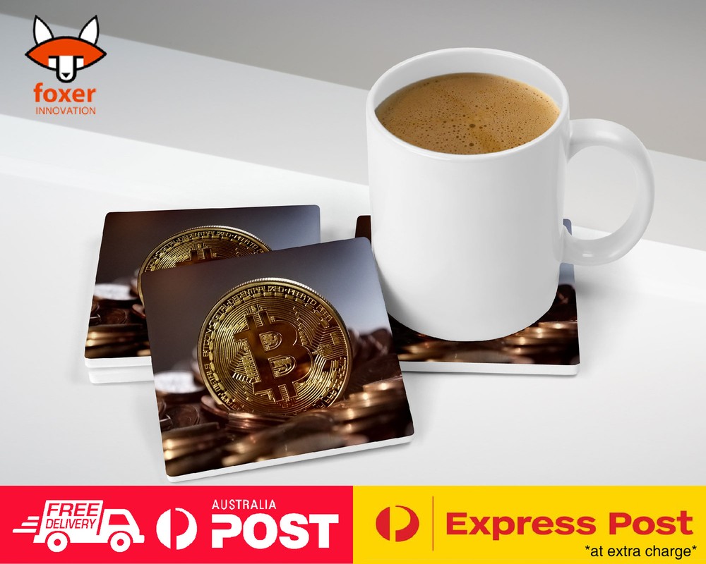 COASTER COFFEE DRINKING MAT|BITCOIN CRYPTOCURRENCY BTC COIN