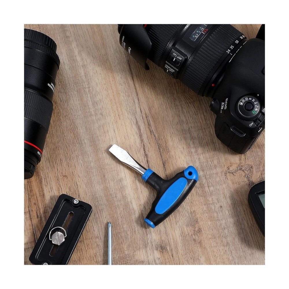 Small Flathead Screwdriver Short Screwdriver T-Type Flat Head T Handle Screw ...
