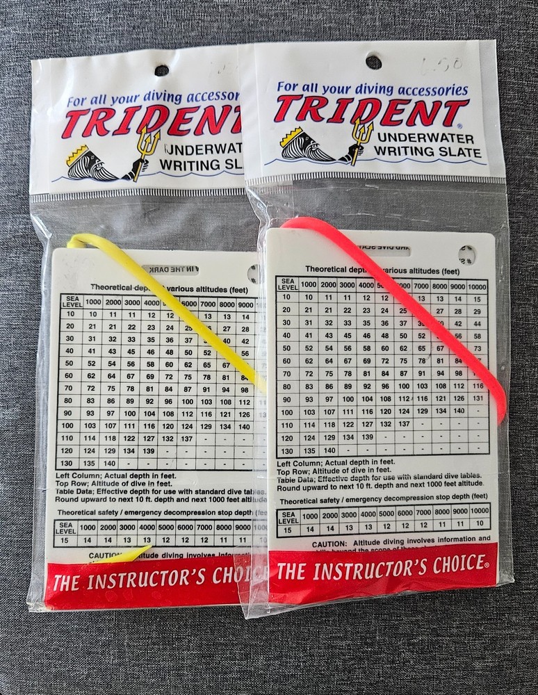 Trident Underwater Writing Slate, 4” x 6”