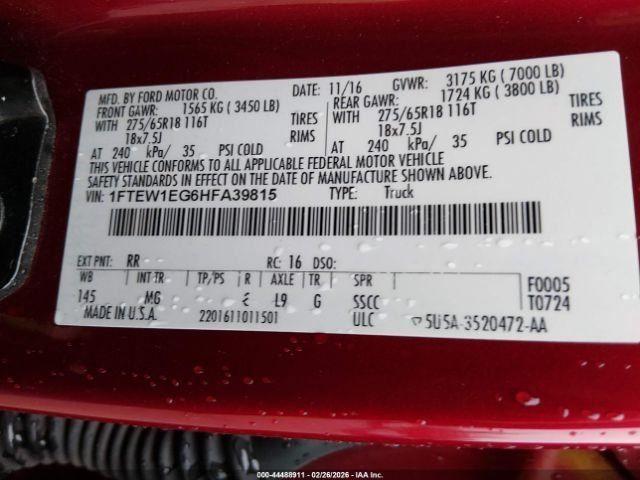 F150 2017 Air Shutter 3205247