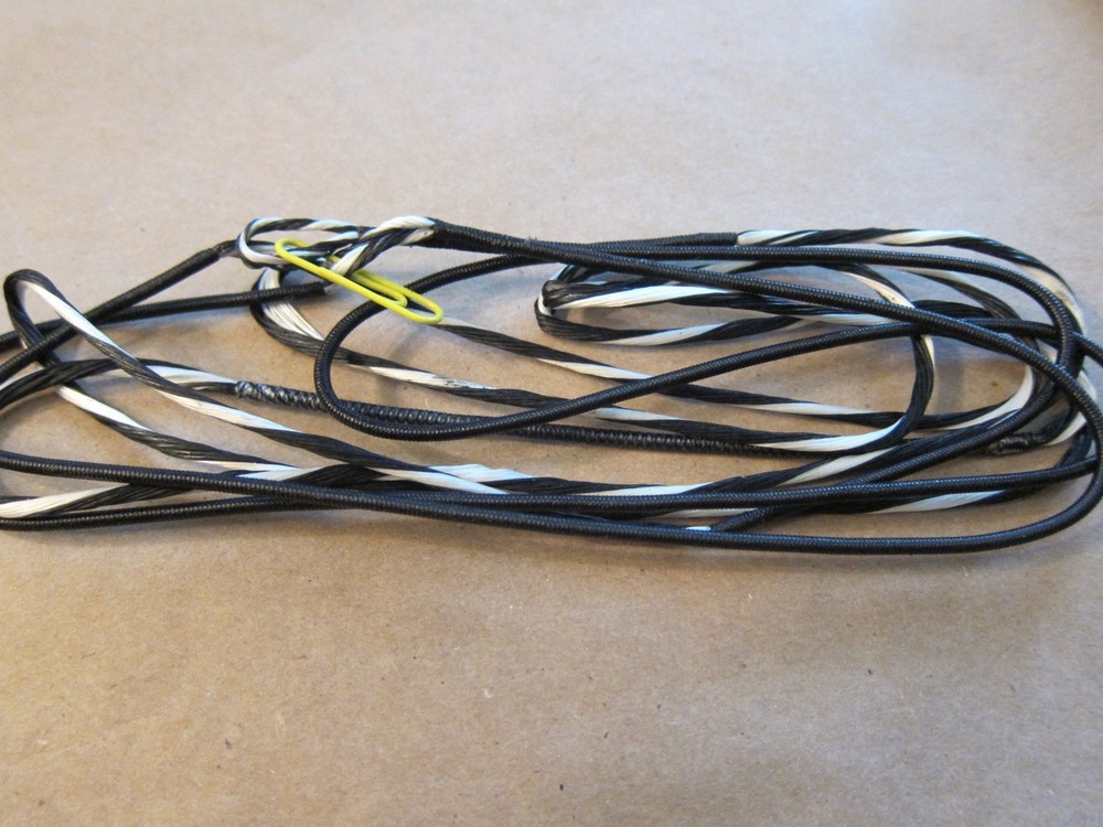 New Mathews Genesis 94 1/4" String Bowstring Zebra Hybrid Archery Black / White