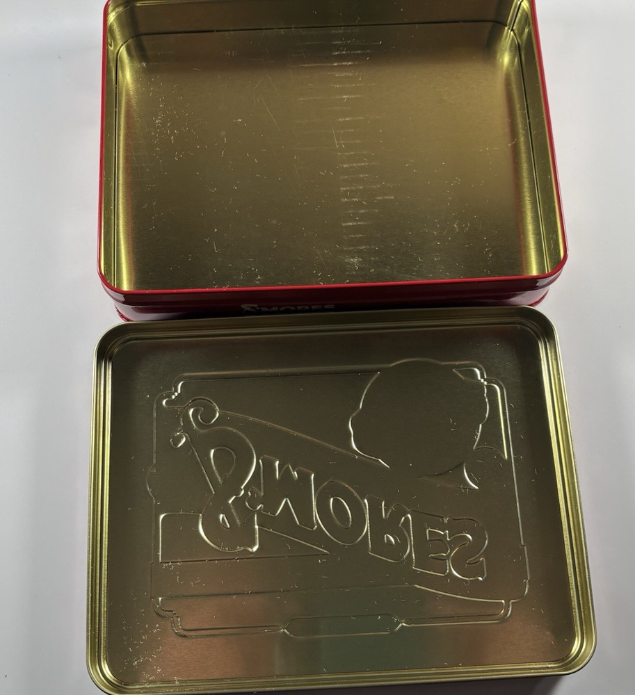 Williams Sonoma Marshmallow Smores Empty Tin Container