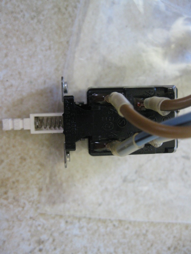 Icom Original IC-736 Power on/off switch Excellent shape working as it should