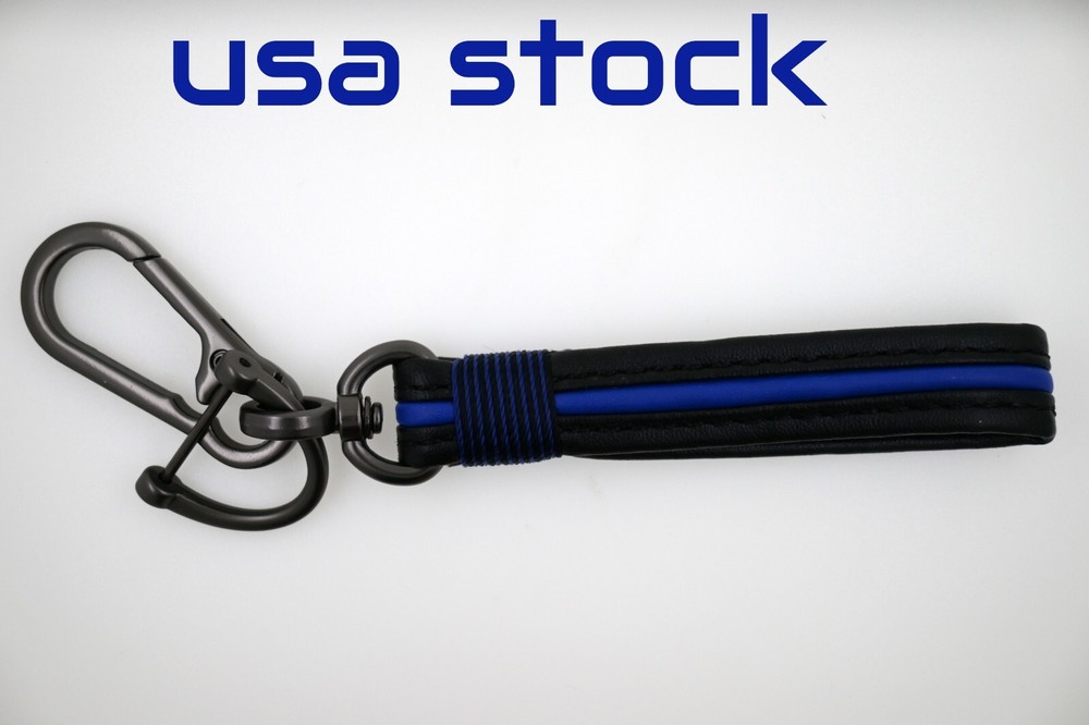 Leather Lanyard car keychain