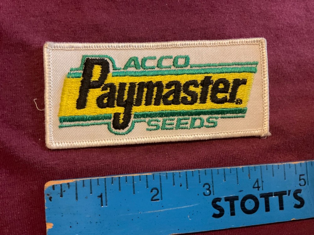 ACCO Paymaster Seeds Vintage Patch