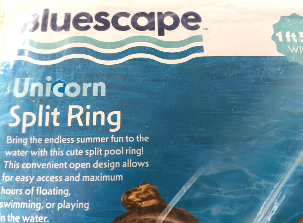 BlueScape Unicorn Split Ring ages 3-6yrs Up to 44lbs Includes Repair Patch