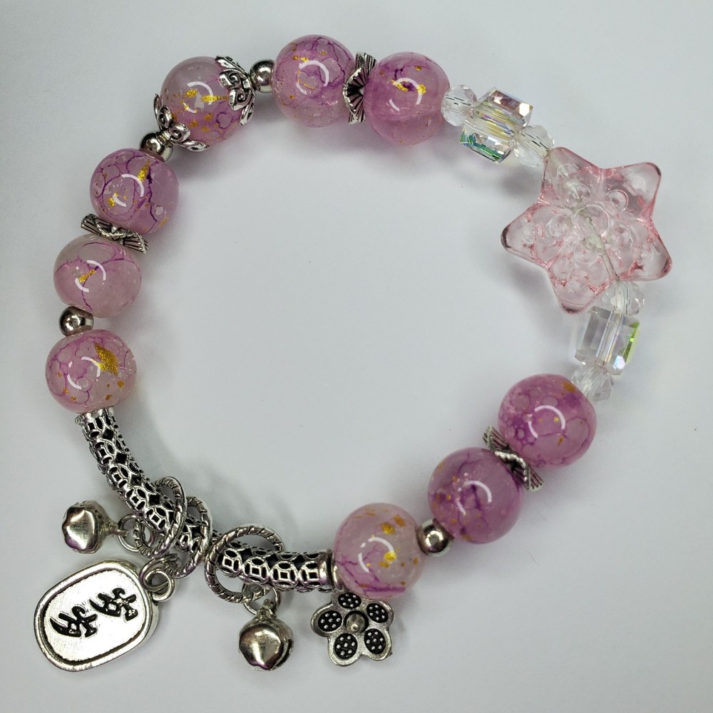 Hand crafted artisan unique gemstone bracelet