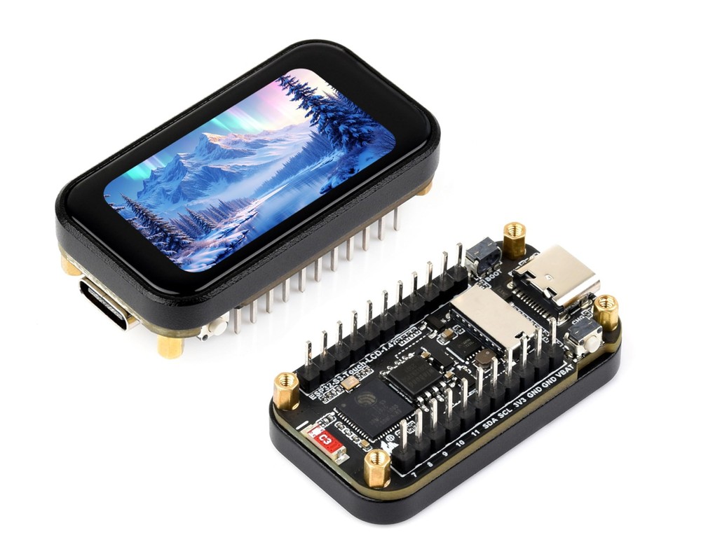 ESP32-S3 1.47inch IPS Touch Display Development Board, 172x320 Resolution, 26...