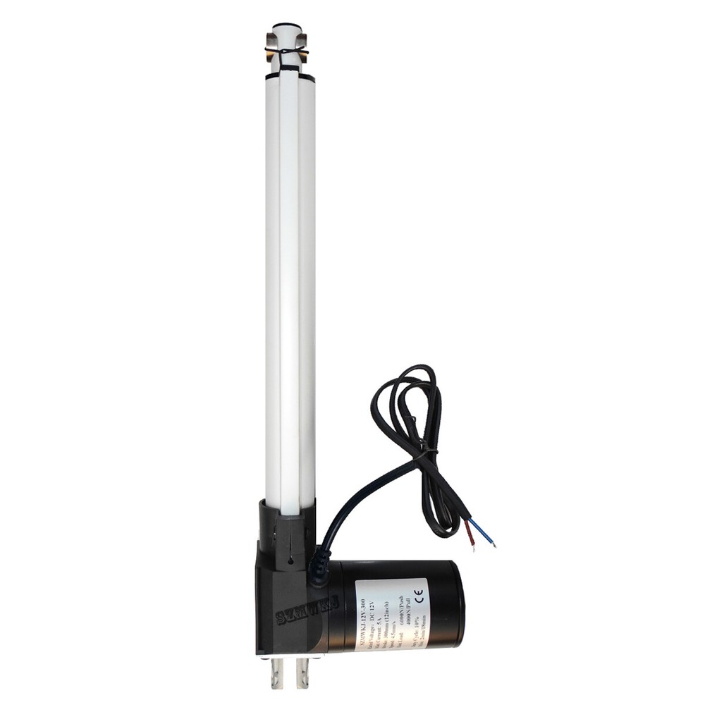 12V DC 12" Linear Actuator 6000N/1320lbs Electric Motor &Controller &Brackets DO