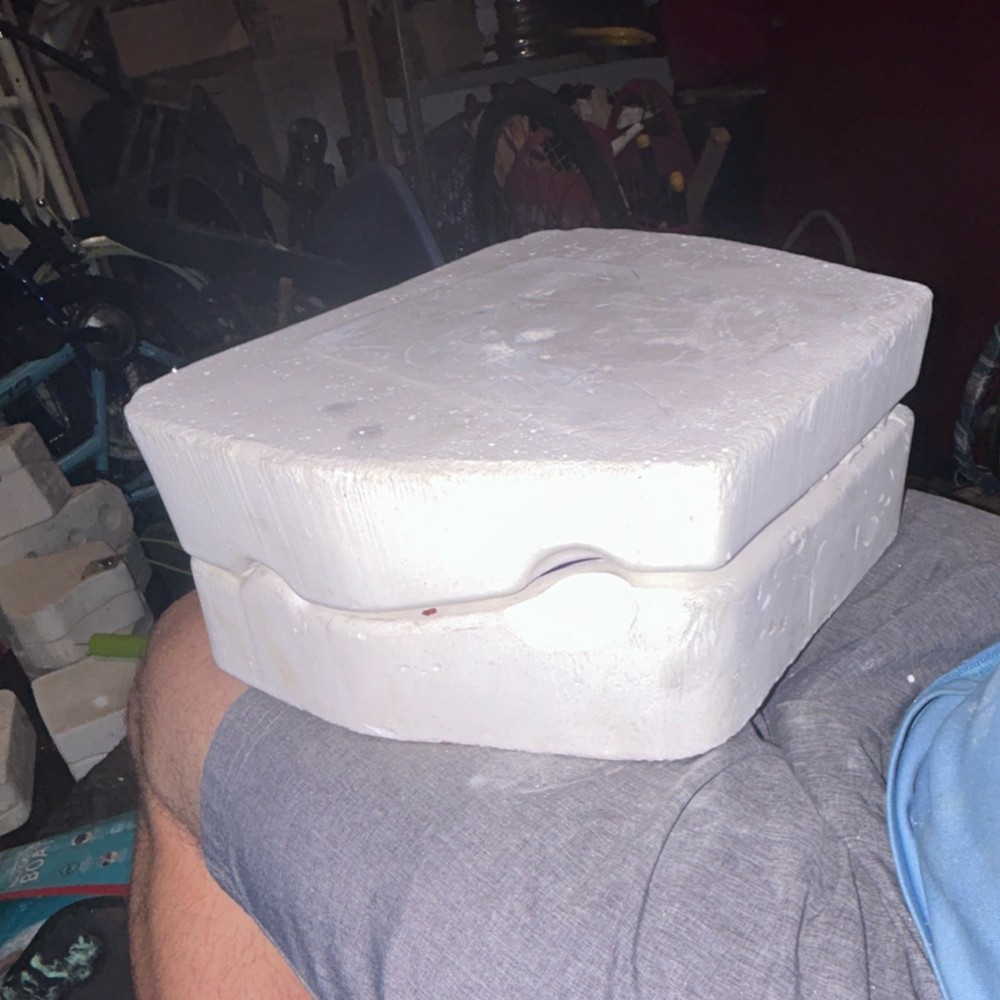 Owl Figure Plaster Slip Casting Mold for Ceramic Crafting and Pottery Projects