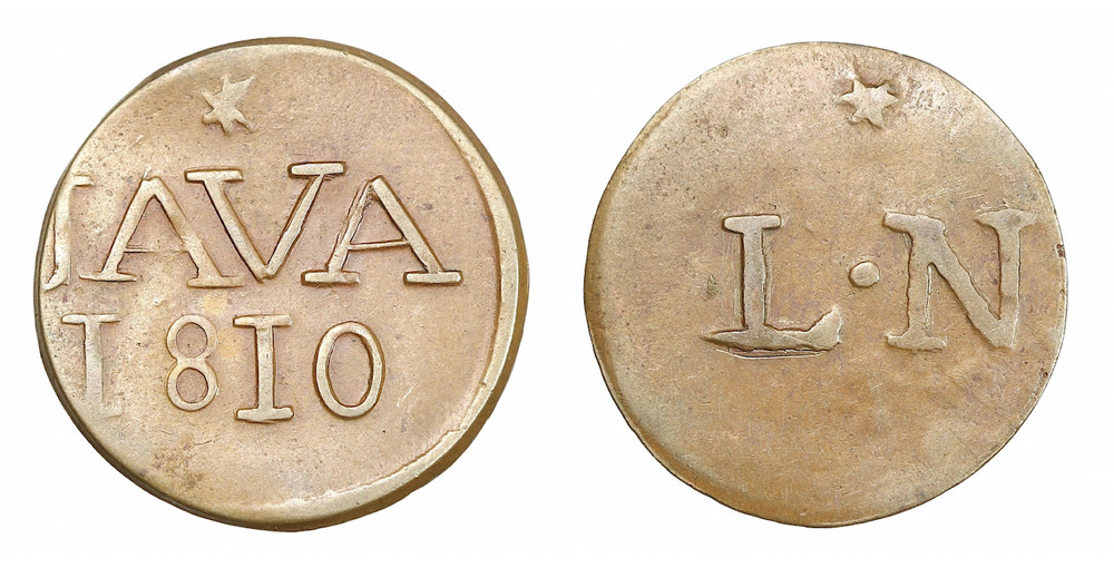 A147, Netherlands East Indies, Java, 1 Duit 1810 High Grade!
