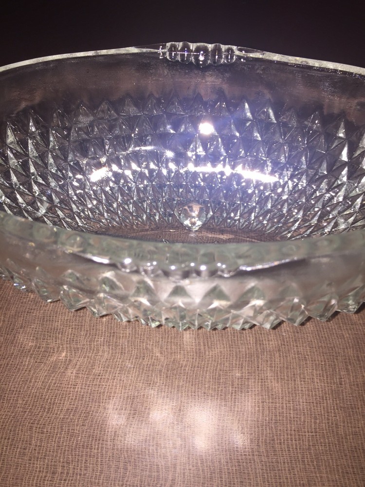 Beautiful Crystal Footed Bowl