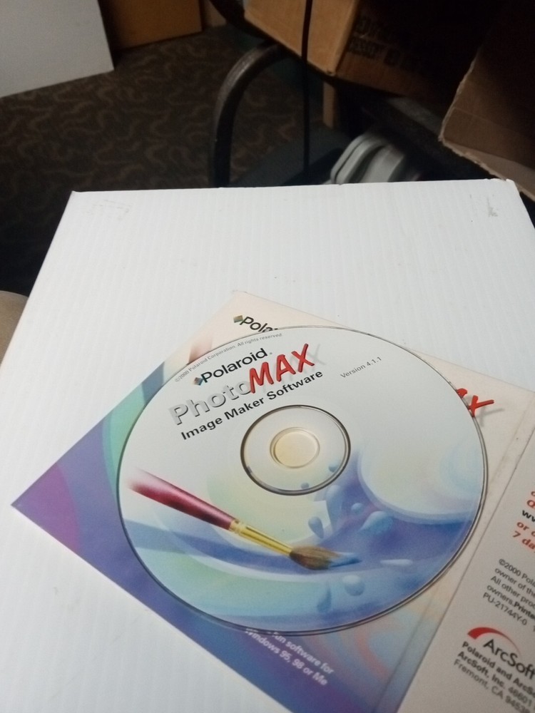 Polaroid Photo Max Image maker Software dvd