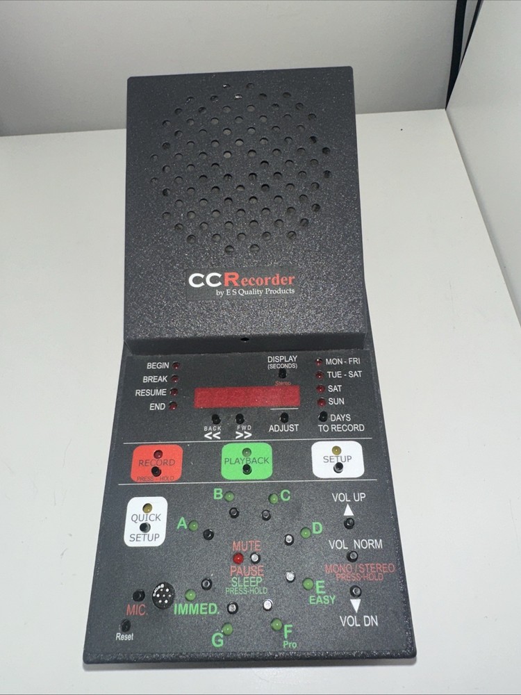 C.CRANE CCRecorder Digital - UNTESTED SOLD AS SEEN