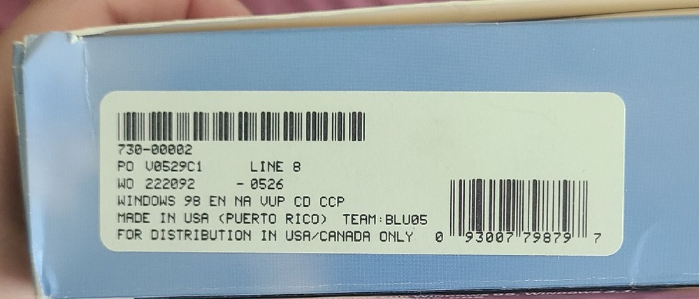 Microsoft Windows 98 Upgrade And Microsoft Windows 95