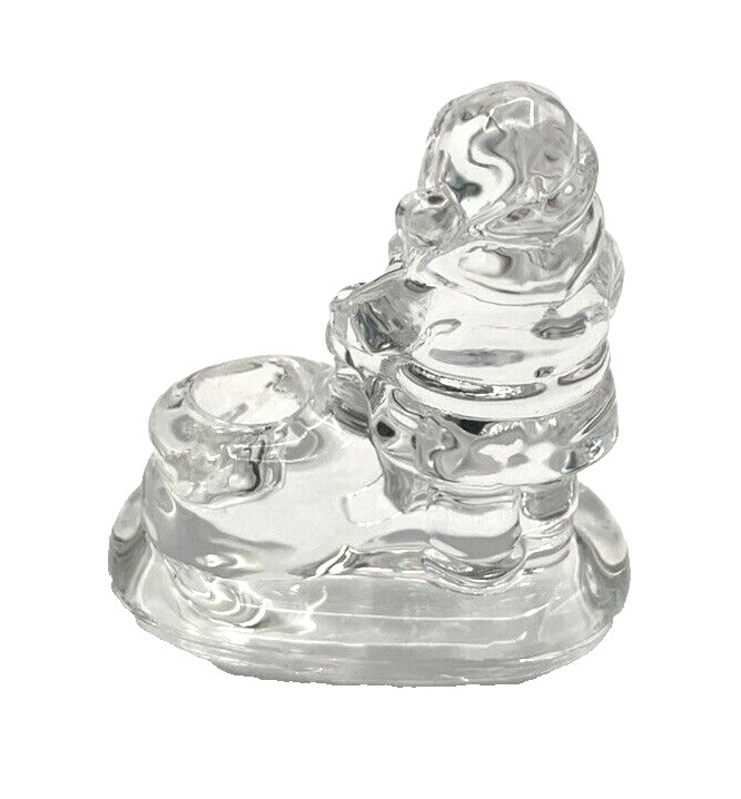 Williams-Sonoma Tiny Taper Santa Candle Holders Boxed