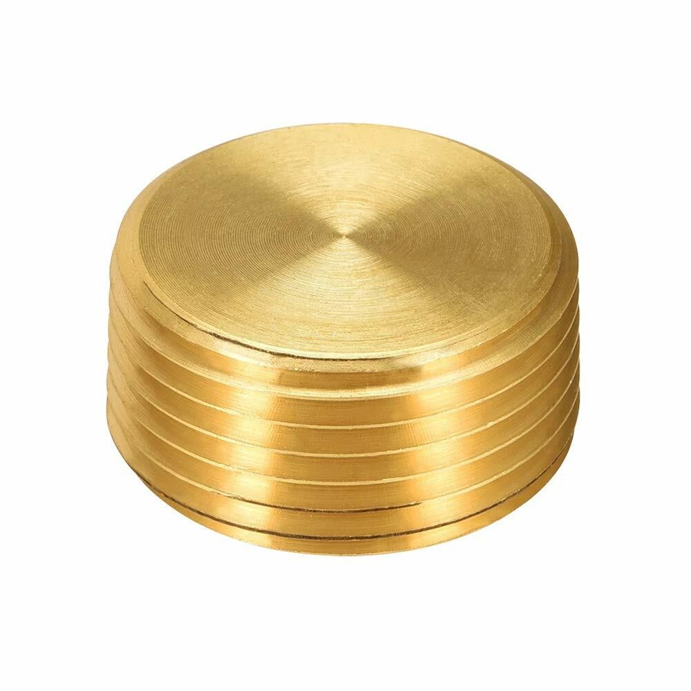 6Pcs Brass Pipe Fitting Internal Hex Socket Thread Pipe Plug 1/2" Male