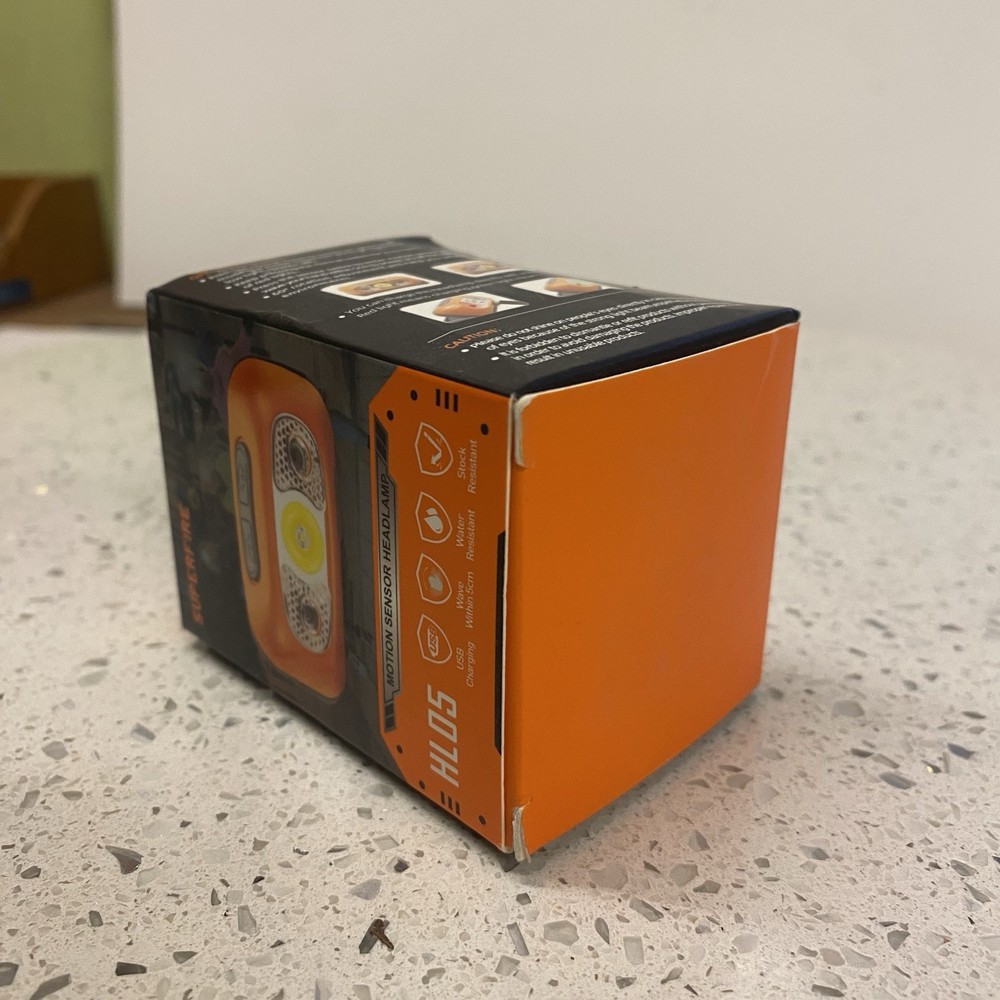 Superfire HL05 Motion Sensor Headlamp New In Box