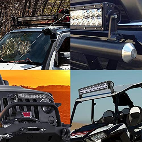 Side Brackets, Light Bar Mounting Brackets Kit - LED Light Bar Side Brackets