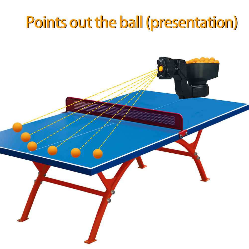 PT-07 Ping Pong Table Tennis Robot Automatic Ball Machine for Training Exercise