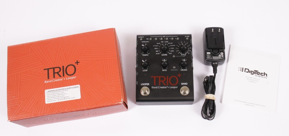 DigiTech Trio+ TRIOPLUSV04 Looper Footswitch Display Band Creator