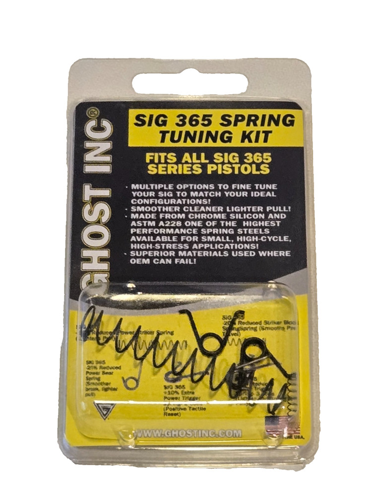 Ghost Sig P365 Master Spring Tune Up 5 Spring Kit