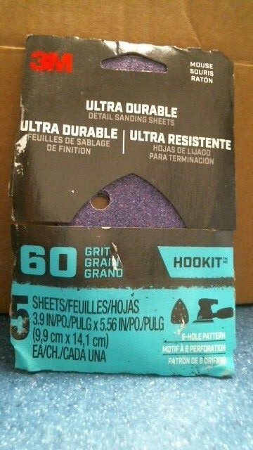 3M Ultra Durable 60 Grit Sanding Sheets (27381)  FS