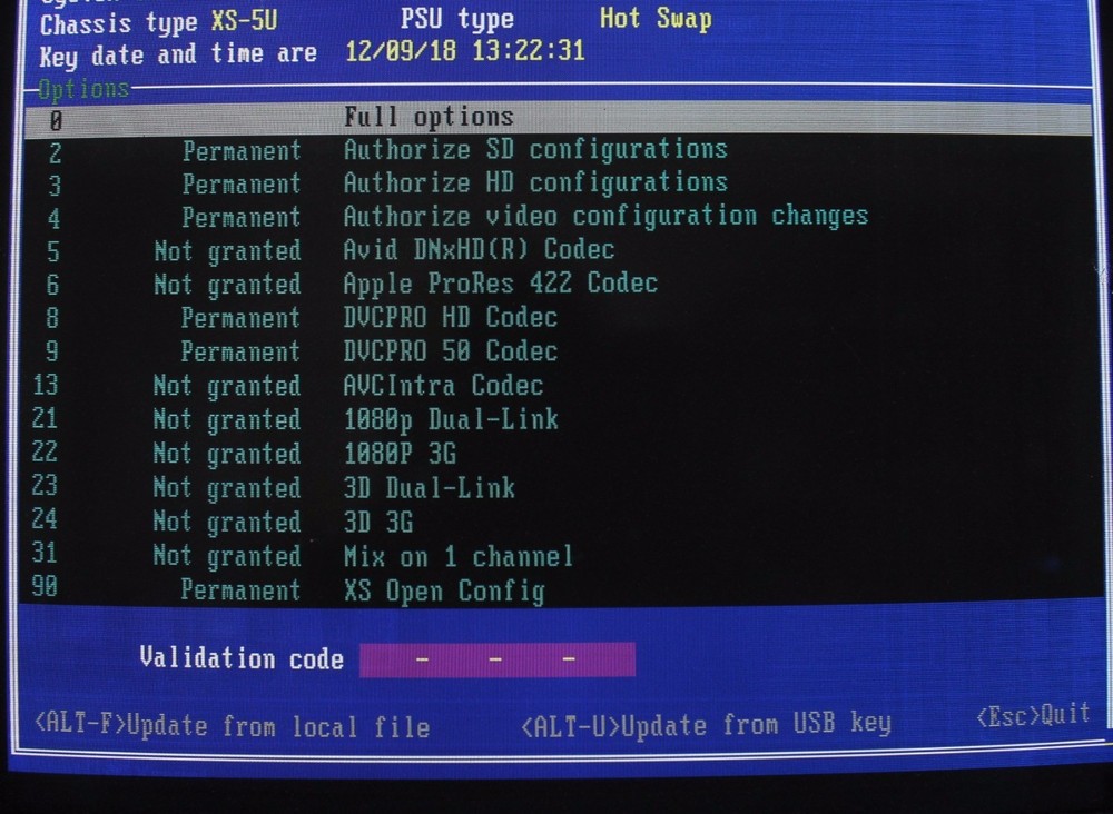 EVS xs 4ch HD / SD disk server with HD license (Reference 2)